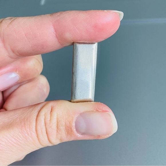 U.S Army Single 1st Lieutenant Bar Military Shoulder Vintage Sterling Si… - Picture 5 of 6